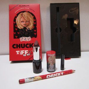 GLAMLITE COSMETICS LTD ED CHUCKY TIFF LIP KIT~DANGEROUS DUO~VEGAN~SOLD OUT!